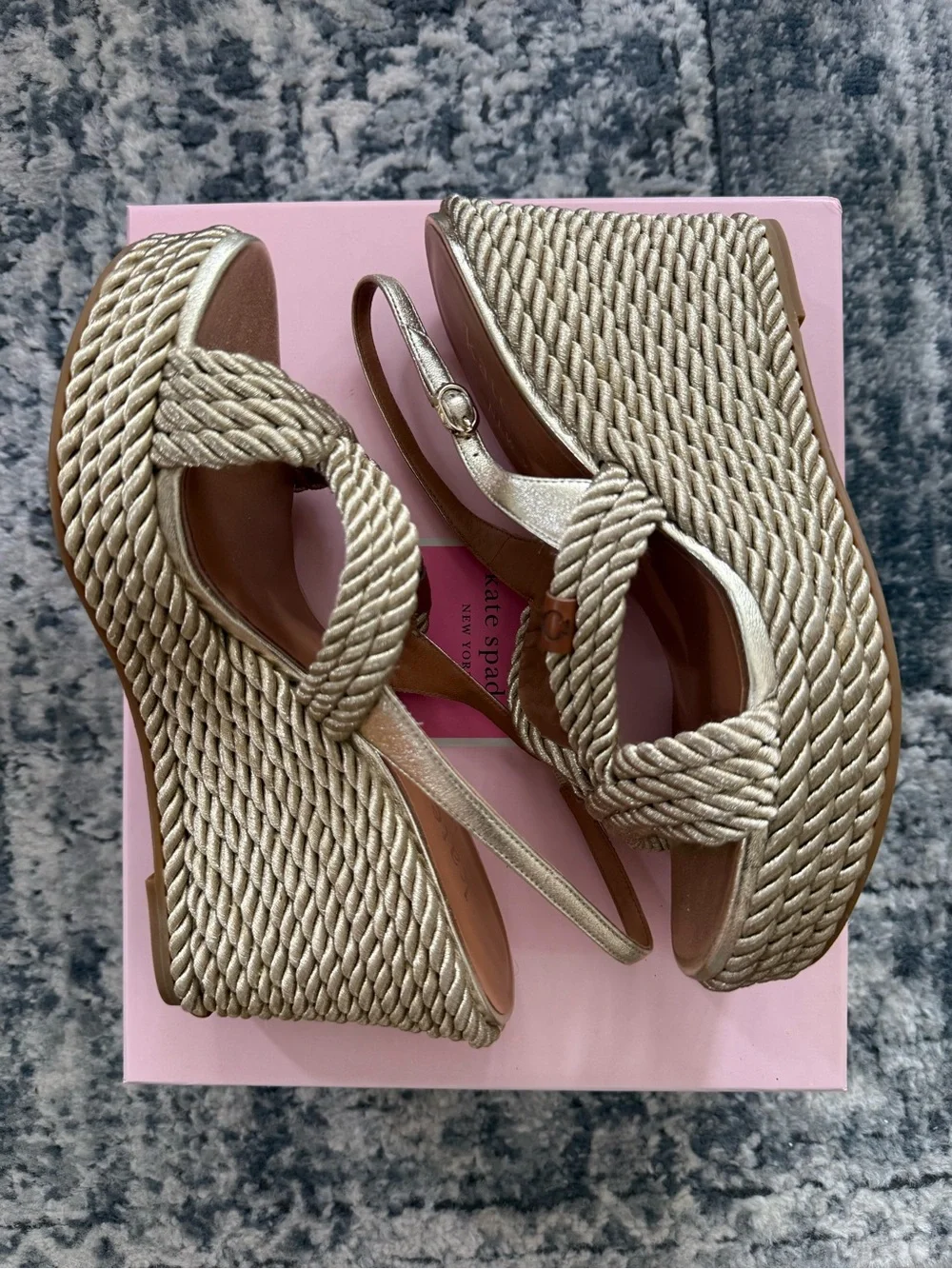 Kate Spade New York Tahiti Rope Wedge Sandals